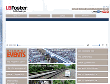 Tablet Screenshot of lbfoster-railtechnologies.com